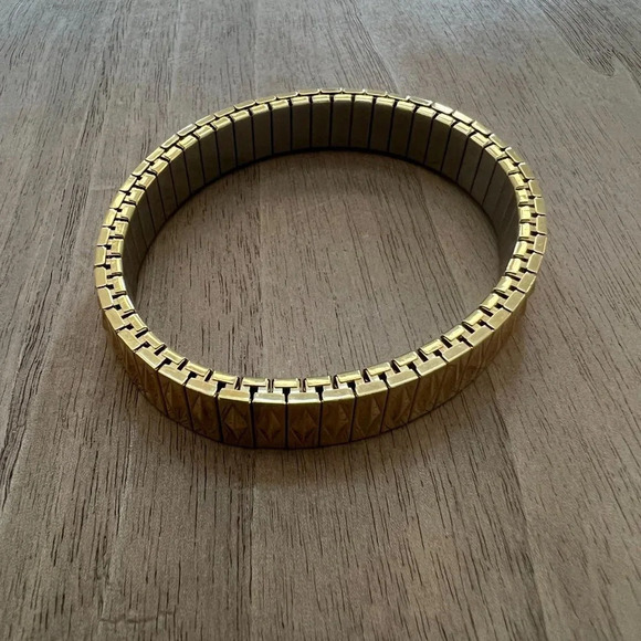 Italian Millefiori Glass Heart on Gold Chain Necklace and Stretch Bracelet - Picture 8 of 8